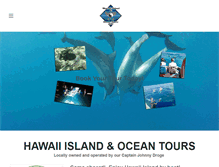 Tablet Screenshot of hawaiiislandandoceantours.com